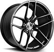 R-SERIES R8 Gloss Black Tinted Face 9x22 5/108 ET42 CB63.4 60° - Alumiinivanteet - 249855 - 1