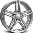 RIAL M10 Polar Silv 8x18 5/112 ET32.5 CB66.6 R14 - Alumiinivanteet - 324135 - 1