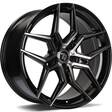 SV-B Black Front Polished 8,5x20 5/120 ET35 CB74,1 60° - Alumiinivanteet - 317595 - 1
