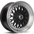 SV-E Matt Black Front Polished Lip Polished 7,5x17 5/112 ET35 CB72,6 60° - Alumiinivanteet - 313815 - 1
