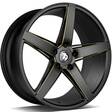 SV-N black matt milled gold 9x18 5x112 ET40 CB66.5 60° 690 kg - Alumiinivanteet - 320185 - 1