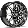 Solid Black Front Polished 8x18 5/112 ET30 CB66,5 60° - Alumiinivanteet - 323305 - 1