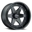 T1A MATTE BLACK W/GLOSS BLACK LIP 9x20 6/114,3 ET15 CB76,1 60° - Alumiinivanteet - 212725 - 1