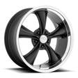 VN338 BOSS TT TEXTURED BLACK W/ DIAMOND CUT LIP 8x18 5/120,65 ET2 CB72,6 60° - Alumiinivanteet - 327765 - 1