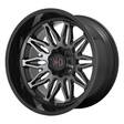 XD859 Gloss Black Machined With Gray Tint 12x22 6/135/139,7 ET-44 CB106,1 60° - Alumiinivanteet - 272555 - 1
