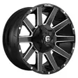 FC616 MATTE BLACK MILLED 9x18 6/135/139,7 ET-12 CB106,1 60° - Alumiinivanteet - 250655 - 1