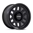 KM451 MESA FORGED MONOBLOCK SATIN BLACK 9x18 8/180 ET18 CB124.2 60° - Alumiinivanteet - 339105 - 1