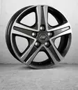 CWD Anthracite Dark Polished 6x16 5/130 ET68 60° - Alumiinivanteet - 360975 - 1