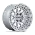 KM556 CRUX GLOSS SILVER W/ MACHINED FACE 9x18 6/139,7 ET0 CB106.1 60° - Alumiinivanteet - 374125 - 1