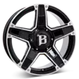 Ballistic Dakota Blk/pol | 9x22 6-139,7 E35 C67,1 60 - Alumiinivanteet - 7332818093855 - 2