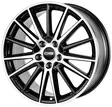 CMS C23 Diamond Black Gloss 8x19 5/112 ET32.5 CB66,5 (long bolt / MB cap) R14 - Alumiinivanteet - 346325 - 1