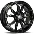 EXPLODE Black Glossy 7x17 5/114,3 ET40 CB67.1 60° - Alumiinivanteet - 336795 - 1