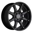 GLAMIS MATTE BLACK 9x17 6/135 ET-12 CB87,1 60° - Alumiinivanteet - 361085 - 1