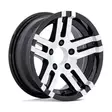 HE1821 GLOSS BLACK MACHINED 6x15 6/139,7 ET-6 CB108,0 60° - Alumiinivanteet - 342085 - 1