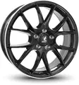 KIRA Black Lip Polished 7x17 5/112 ET48 60° - Alumiinivanteet - 360755 - 1