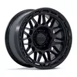 KM555 ATTACK MATTE BLACK 8,5x17 5/127 ET25 CB71.5 60° - Alumiinivanteet - 372605 - 1
