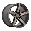 M271 TERAMO MATTE BLACK W/ DOUBLE DARK TINT FACE 9x20 5/114,3 ET42 CB72.6 60° - Alumiinivanteet - 354115 - 1