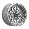 MA53 BOLO UTV BEADLOCK GLOSS SILVER W/ MACHINED FA 7x18 5/114,3 ET10 CB72.6 60° - Alumiinivanteet - 369385 - 1