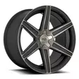 MATTE MACHINED DOUBLE DARK TINT 10,5x20 5/112 ET40 CB66,5 60° - Alumiinivanteet - 360015 - 1