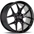 MF.4 Black Glossy 10x22 5/112 ET20 CB66.6 60° - Alumiinivanteet - 358115 - 1
