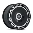 NC287 VENICE GLOSS BLACK W/ MACHINED FACE 10,5x20 5/112/120 ET38 CB72.6 60° - Alumiinivanteet - 370945 - 1