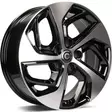 Pacific Black Front Polished 7x17 5/114,3 ET40 CB73,1 60° - Alumiinivanteet - 313575 - 1