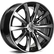 Raven Black Front Polished 6,5x15 4/100/98 ET35 CB67.1 60° - Alumiinivanteet - 356375 - 1