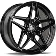 SCF-M Black Glossy 8,5x19 5/112 ET35 CB66,6 60° - Alumiinivanteet - 348415 - 1