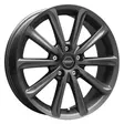 Virgo Dark Mat anthracite grey 7x17 5/112 ET45 CB57.1 60° - Alumiinivanteet - 348505 - 1
