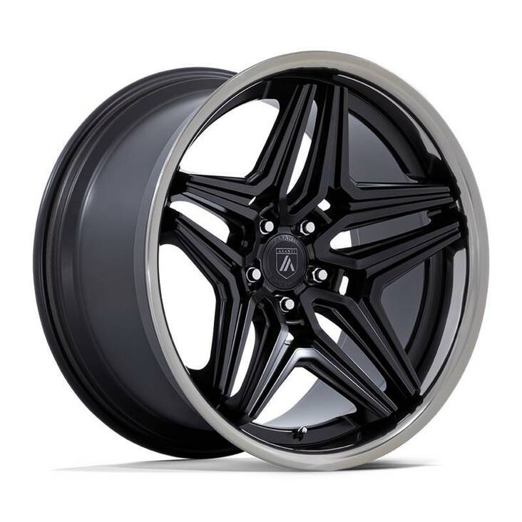 ABL-46 DUKE SATIN BLACK W/ DDT LIP 10,5x22 5/120 ET18 CB74,1 60° - Alumiinivanteet - 324525 - 1