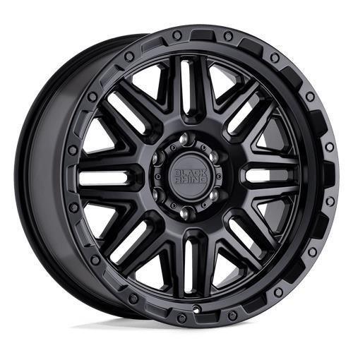 ALAMO MATTE BLACK W/ BLACK BOLTS 9x18 5/127 ET-18 CB71,5 60° - Alumiinivanteet - 338175 - 1