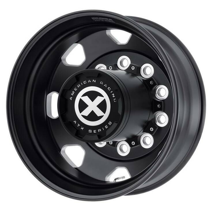 AO401 Satin Black Milled - Rear 8,25x5 10/285,75 ET-168 CB220,1 60° - Alumiinivanteet - 277375 - 1