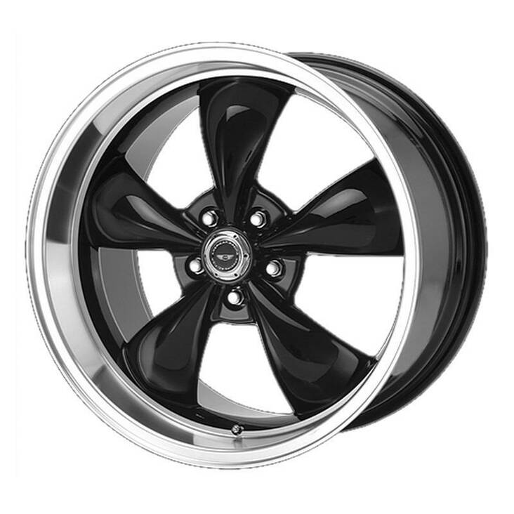 AR105 Gloss Black Machined Lip 7,5x17 5/114,3 ET45 CB72,6 60° - Alumiinivanteet - 239515 - 1