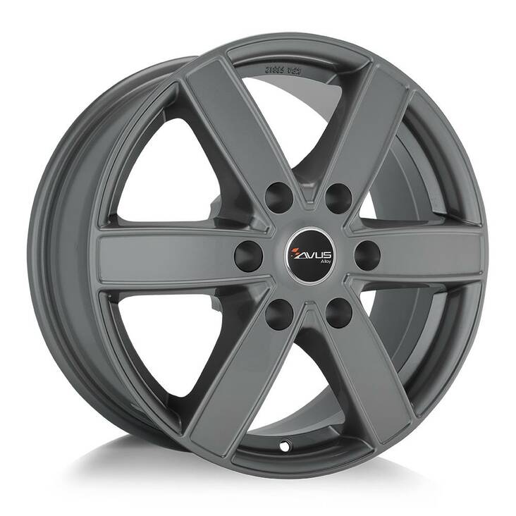 AVUS AC-V61 Matt Anthracite 7x17 6/130 ET50 CB84,1 long MB BLACK FRIDAY 23 R14 - Alumiinivanteet - 329375 - 1