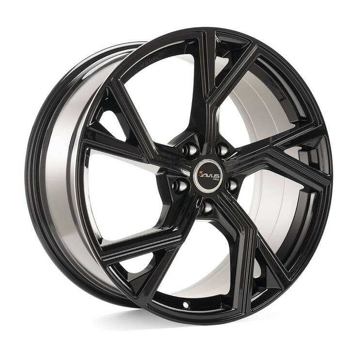 AVUS AF20 Black 8x18 5/112 ET35 CB66,6 R13 - Alumiinivanteet - 279465 - 1