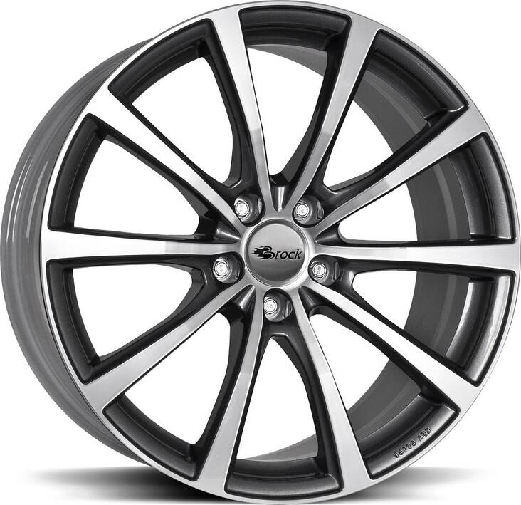 BROCK B32 Titan Full Pol 7,5x18 5/114,3 ET53 CB67.1 60° - Alumiinivanteet - 286415 - 1