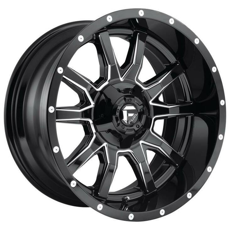 D627 VANDAL GLOSS BLACK MILLED 9x20 6/135/139,7 ET1 CB106,1 60° - Alumiinivanteet - 325945 - 1