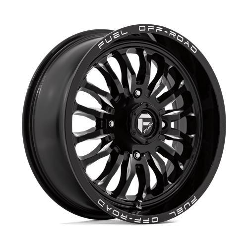 D821 ARC UTV GLOSS BLACK MILLED 7x24 4/137 ET13 CB110.1 60° - Alumiinivanteet - 332805 - 1