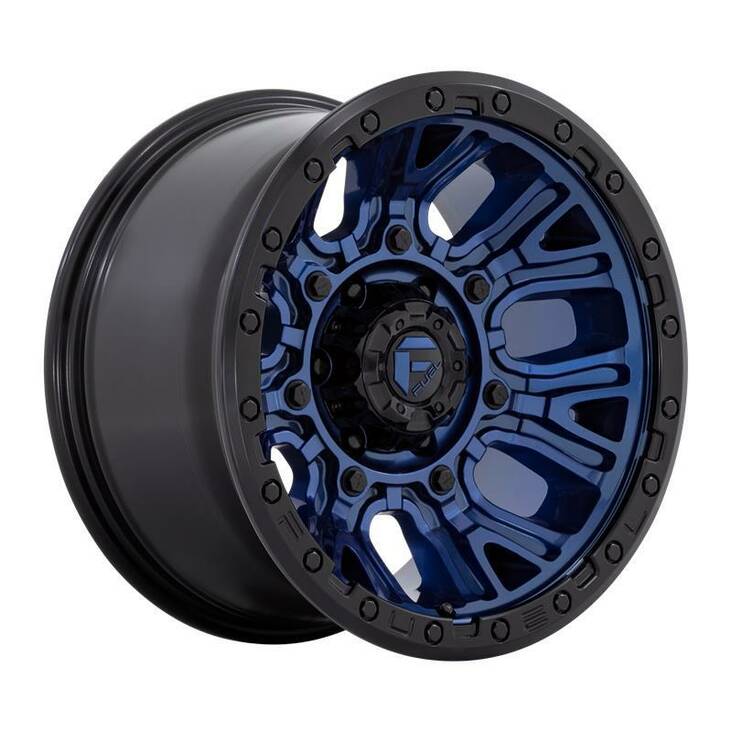 D827 TRACTION DARK BLUE W/ BLACK RING 10x20 6/139,7 ET-18 CB106.1 60° - Alumiinivanteet - 313305 - 1