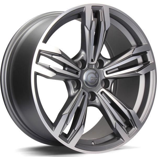 Dynamite Matt Anthracite Front Polished 8x17 5/120 ET30 CB72.6 60° - Alumiinivanteet - 320135 - 1