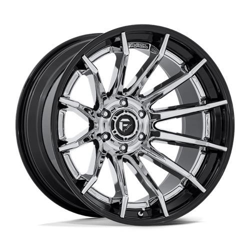 FC403 BURN CHROME W/ GLOSS BLACK LIP 12x24 6/139,7 ET-44 CB106.1 60° - Alumiinivanteet - 330375 - 1