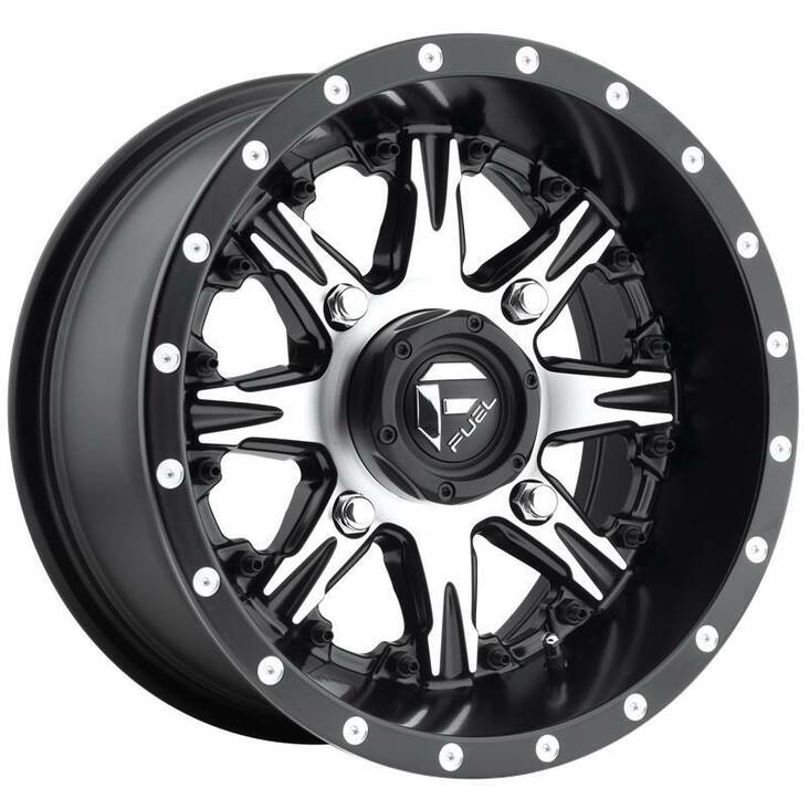 FC541 MATTE BLACK MACHINED 10x20 8/170 ET-24 CB125,1 60° - Alumiinivanteet - 254775 - 1