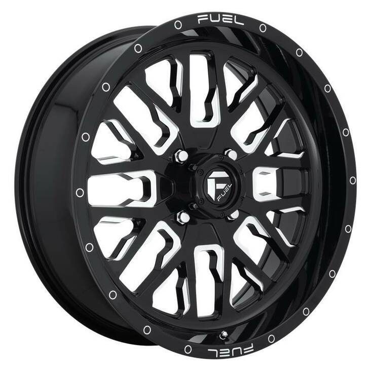 FC611 GLOSS BLACK MILLED 9x20 6/135/139,7 ET1 CB106.1 60° - Alumiinivanteet - 245145 - 1