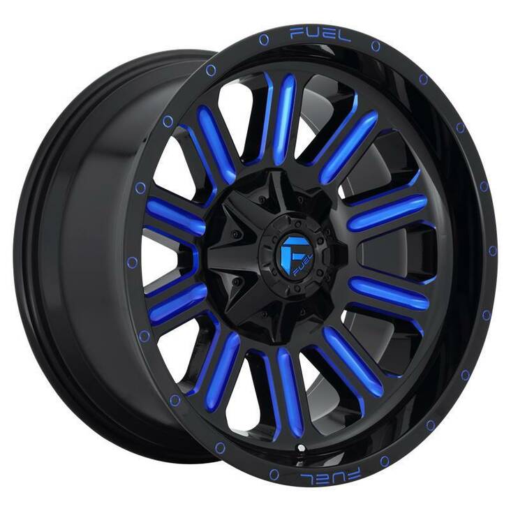 FC646 GLOSS BLACK BLUE TINTED CLEAR 9x20 8/180 ET1 CB124,2 60° - Alumiinivanteet - 252955 - 1