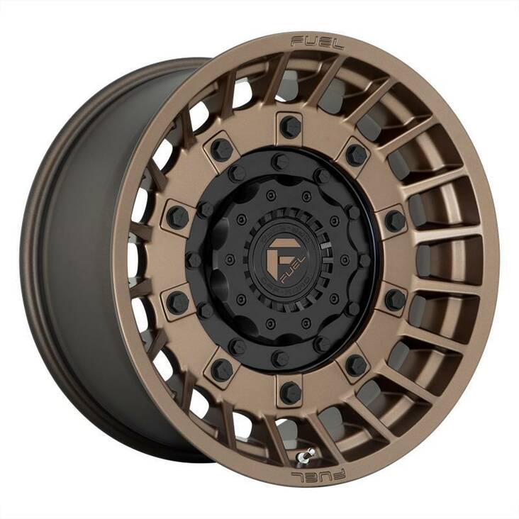 FC725 Matte Bronze & Black 10x20 5/139,7/150 ET-18 CB110,2 60° - Alumiinivanteet - 271225 - 1