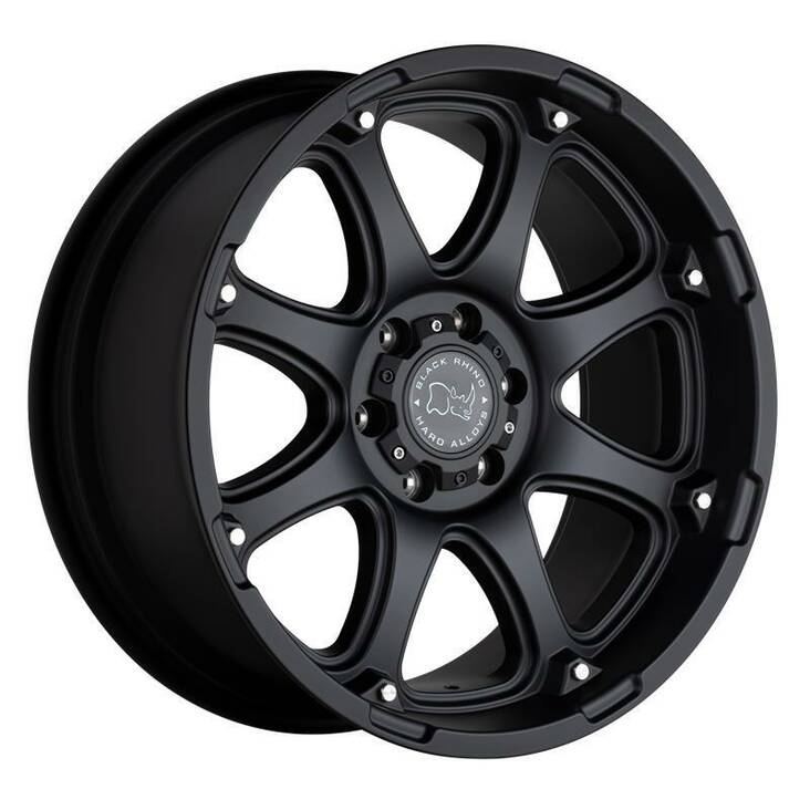 GLAMIS MATTE BLACK 9x18 6/139,7 ET12 CB112.1 60° - Alumiinivanteet - 325415 - 1