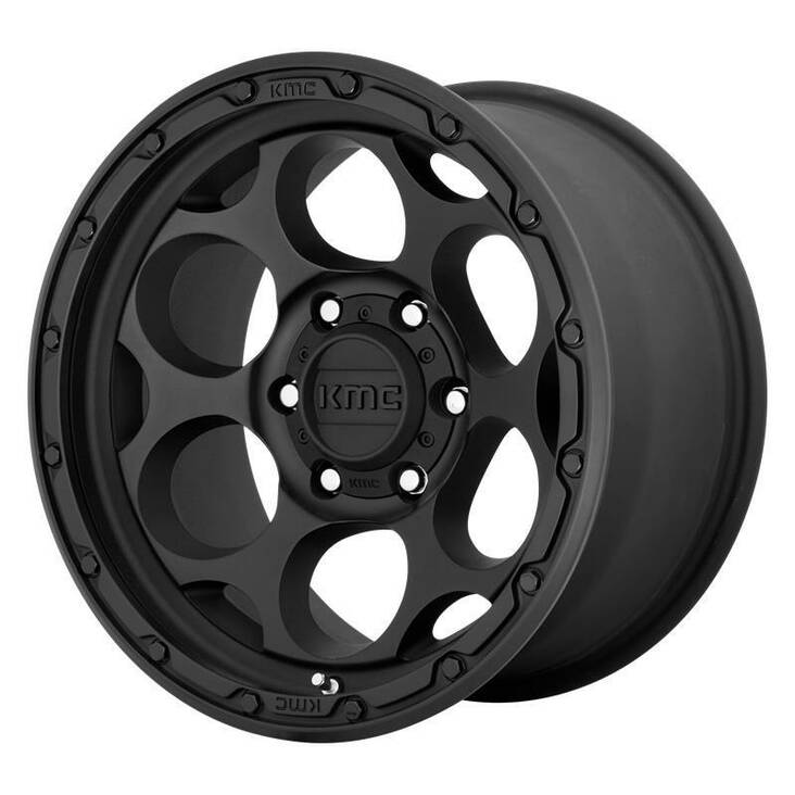 KM541 Textured Black 8,5x17 8/165,1 ET0 CB125,1 60° - Alumiinivanteet - 275025 - 1