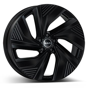 MAK Electra Gloss Black 8x20 5/112 ET45 CB57,1 R13 - Alumiinivanteet - 280105 - 1