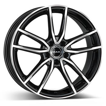MAK Evo Black Mirror 8x20 5/112 ET30 CB66,6 R14 - Alumiinivanteet - 258335 - 1