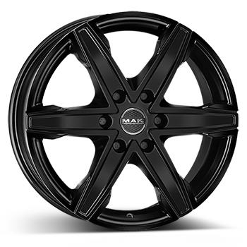 MAK King 6 Black 8x18 6/130 ET50 CB84,1 60° - Alumiinivanteet - 271855 - 1